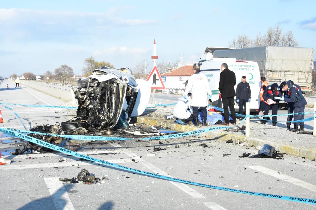 Konya’daki kazada can veren 3 iş adamının son görüntüleri ortaya çıktı 3